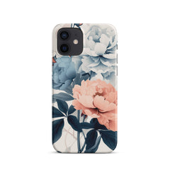 Tricolor Flowers Snap case for iPhone