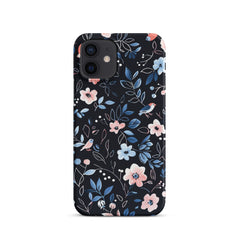 Blue Flowers Snap case for iPhone