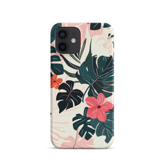 Flower leaves Snap case for iPhone