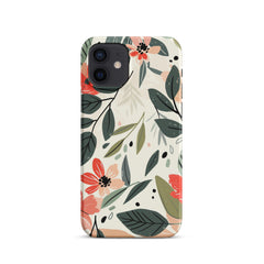 Flower leave Snap case for iPhone