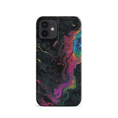 Black rainbow Snap case for iPhone