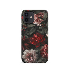 Pink Red Floral Snap case for iPhone