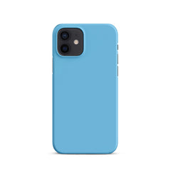 Aqua Blue Snap case for iPhone