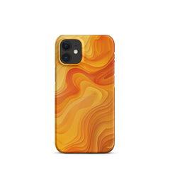 Abstract Yellow Snap Phone  case for iPhone