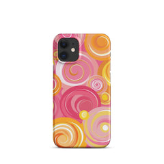 Pink Yellow Phone case for iPhone