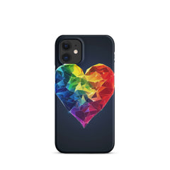 Ranbow Heart Snap case for iPhone