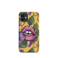 Vibrant Lips Snap case for iPhone