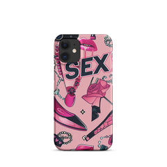 Pink Love Snap case for iPhone