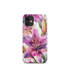 Watercolor Lily Snap case for iPhone