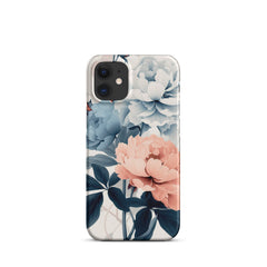 Tricolor Flowers Snap case for iPhone