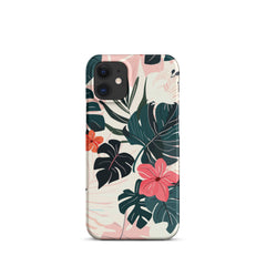 Flower leaves Snap case for iPhone