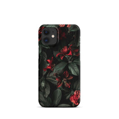 Floral Dark Snap case for iPhone