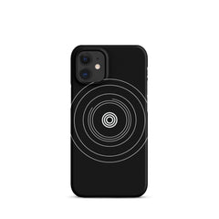 Black Circle Snap case for iPhone