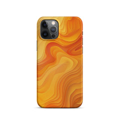 Abstract Yellow Snap Phone  case for iPhone