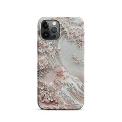 Great Wave White Snap case for iPhone