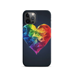 Ranbow Heart Snap case for iPhone