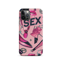 Pink Love Snap case for iPhone