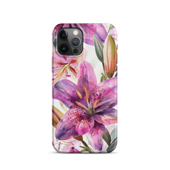 Watercolor Lily Snap case for iPhone