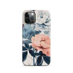 Tricolor Flowers Snap case for iPhone