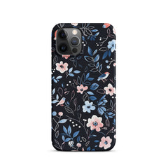 Blue Flowers Snap case for iPhone