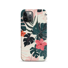 Flower leaves Snap case for iPhone