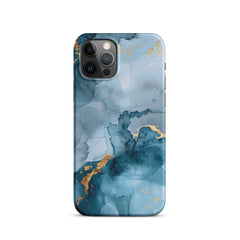 Blue Gold Snap case for iPhone