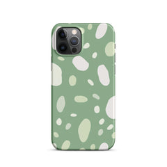 Sprinkle Green Snap case for iPhone