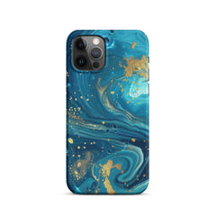 Turquoise Swirl  Snap case for iPhone