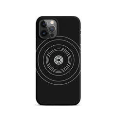 Black Circle Snap case for iPhone