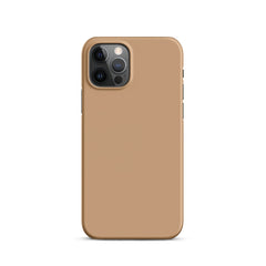 Light Brown Snap case for iPhone