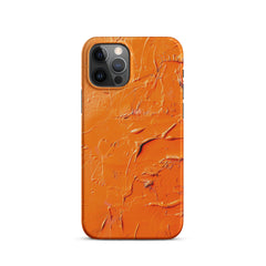 Orange Aastract Snap case for iPhone