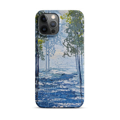 River Trees Snap case for iPhone