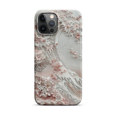 Great Wave White Snap case for iPhone