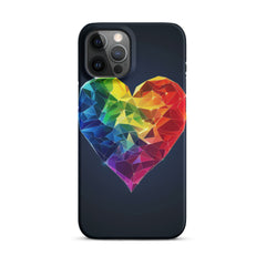 Ranbow Heart Snap case for iPhone