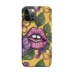 Vibrant Lips Snap case for iPhone