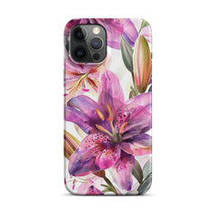 Watercolor Lily Snap case for iPhone