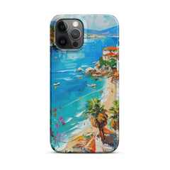 Mediterranean Beach Snap case for iPhone