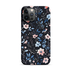 Blue Flowers Snap case for iPhone