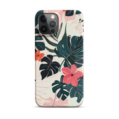 Flower leaves Snap case for iPhone