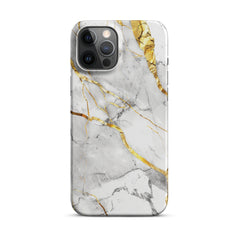 White Marble Snap case for iPhone