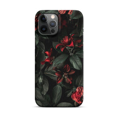 Floral Dark Snap case for iPhone