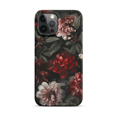 Pink Red Floral Snap case for iPhone