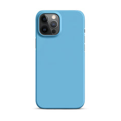 Aqua Blue Snap case for iPhone