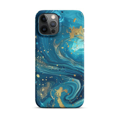 Turquoise Swirl  Snap case for iPhone