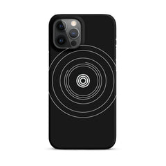 Black Circle Snap case for iPhone