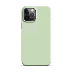 Light Green Snap case for iPhone