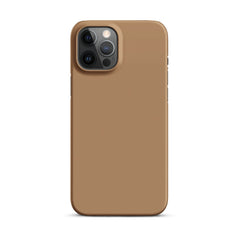 Brown Snap case for iPhone