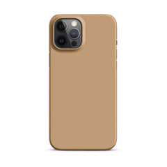 Light Brown Snap case for iPhone