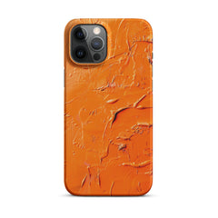 Orange Aastract Snap case for iPhone