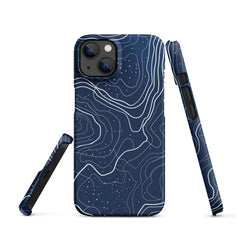 Blue Art Snap case for iPhone